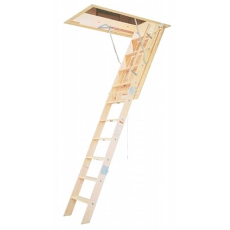 Werner Werner WH2208 8 ft. Wooden Attic Ladder WH2208